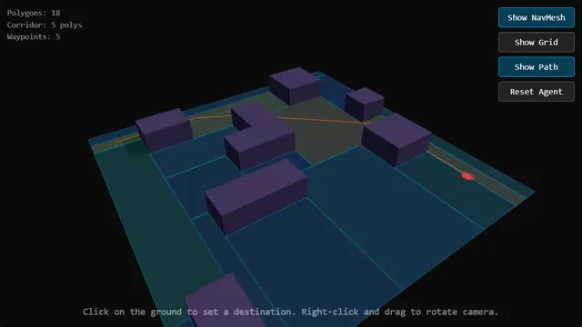 The live demo from Navigation Meshes (NavMesh).