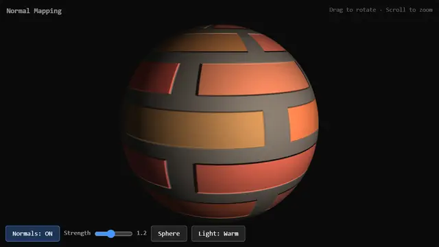 The live demo from Normal Mapping.