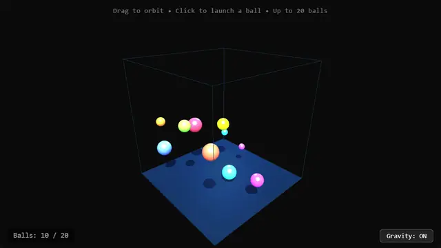 The live demo from Rigid Body Physics.