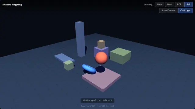 The live demo from Shadow Mapping.