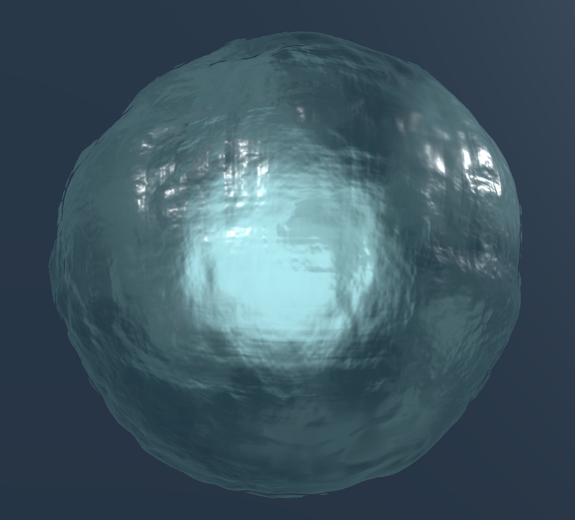 Frosted Ice shader preview